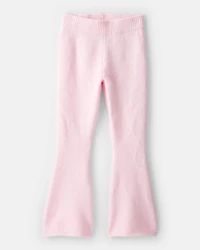 Girls Flared Sweater Knit Pants