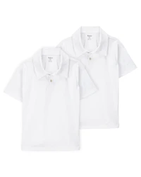 Kid -Pack Active Uniform Polo Shirts in Moisture Wicking BeCool™ Fabric