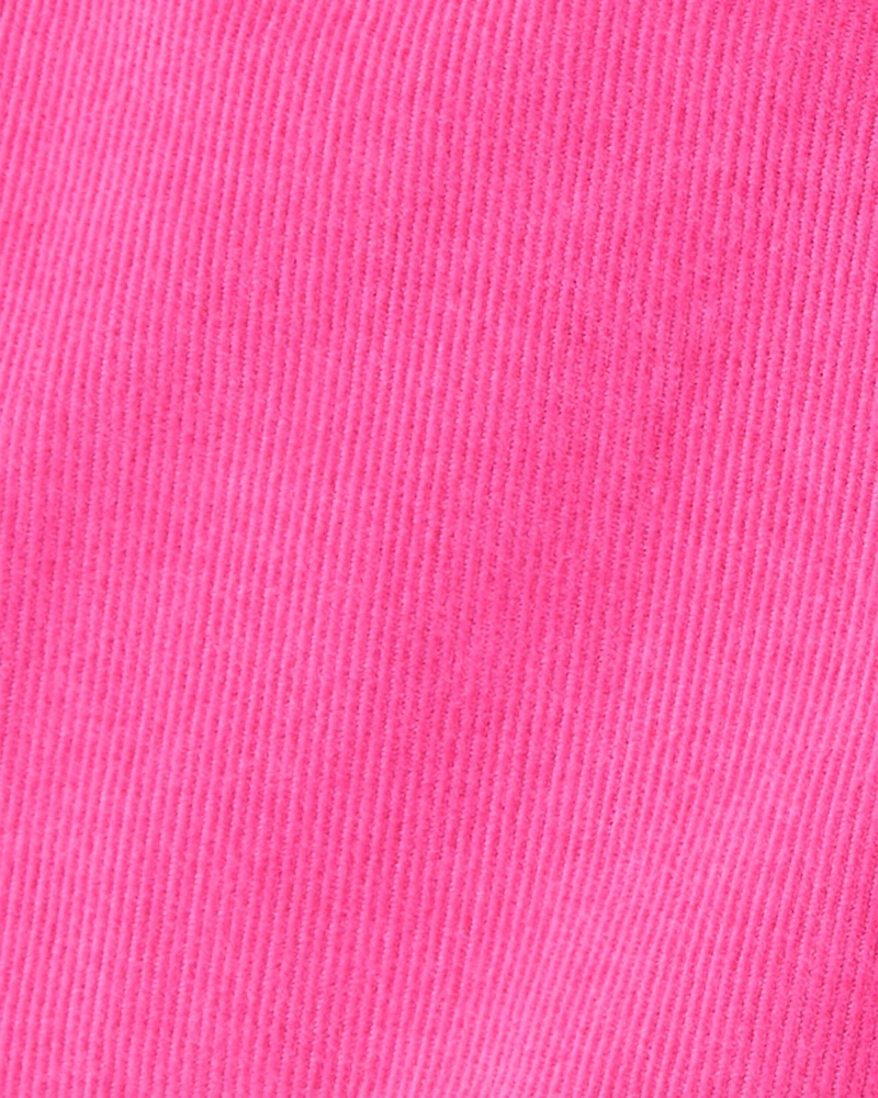 Toddler Girl Heart Pocket Barrel Pants - Pink