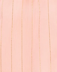 Toddler Boho Button-Up Crinkle Romper - Coral