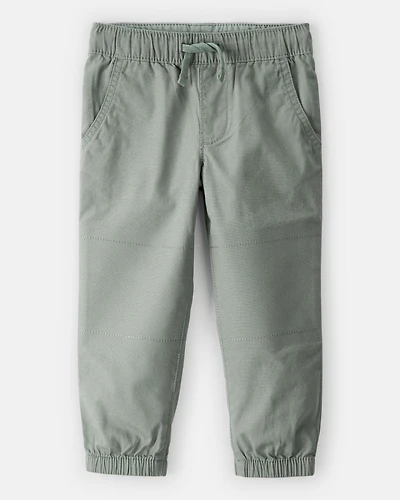 Toddler Boy  Cotton Everyday Pull-On Jogger - Green