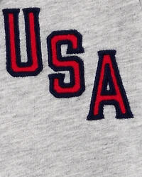 Toddler USA Varsity Button-Down Shirt
