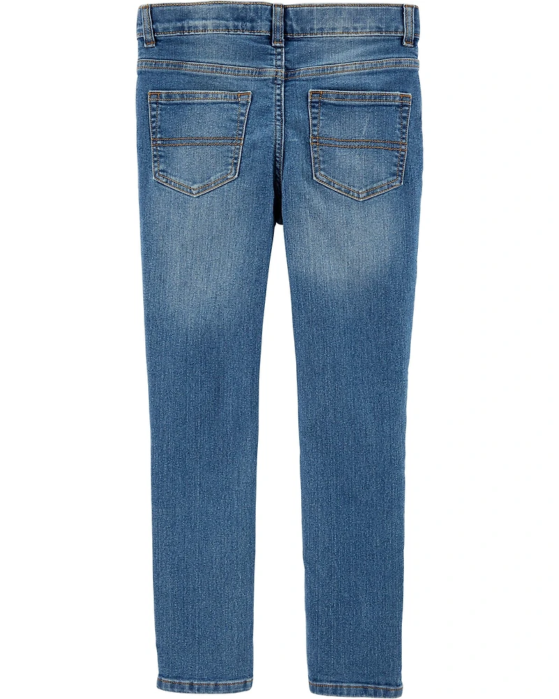 Kid Medium Blue Wash Skinny-Leg Jeans