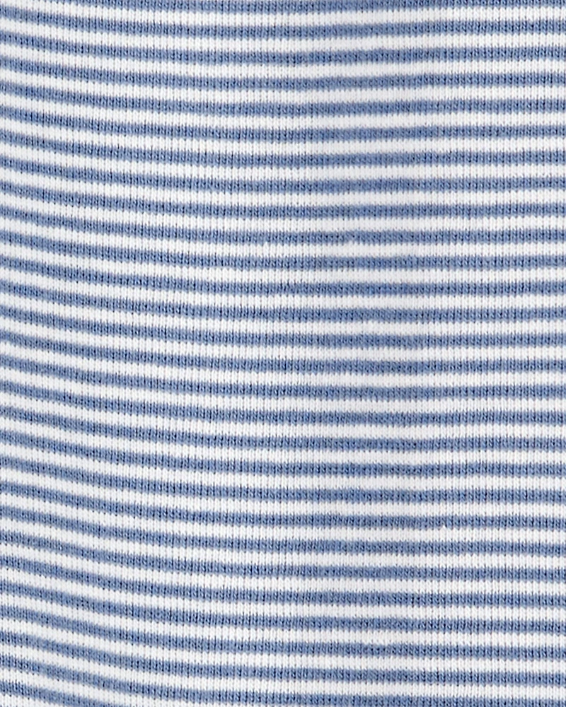 Baby Boy 2-Pack 2-Way Zip Cotton Sleep & Play Pajamas - Blue