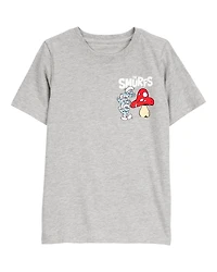 Boys Smurfs Graphic Tee - Grey