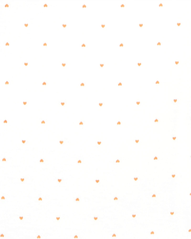Baby 5-Pack Heart Polka Dot Short Sleeve Bodysuits