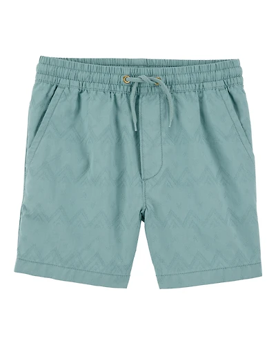 Kid Pull-On Bermuda Shorts - Teal