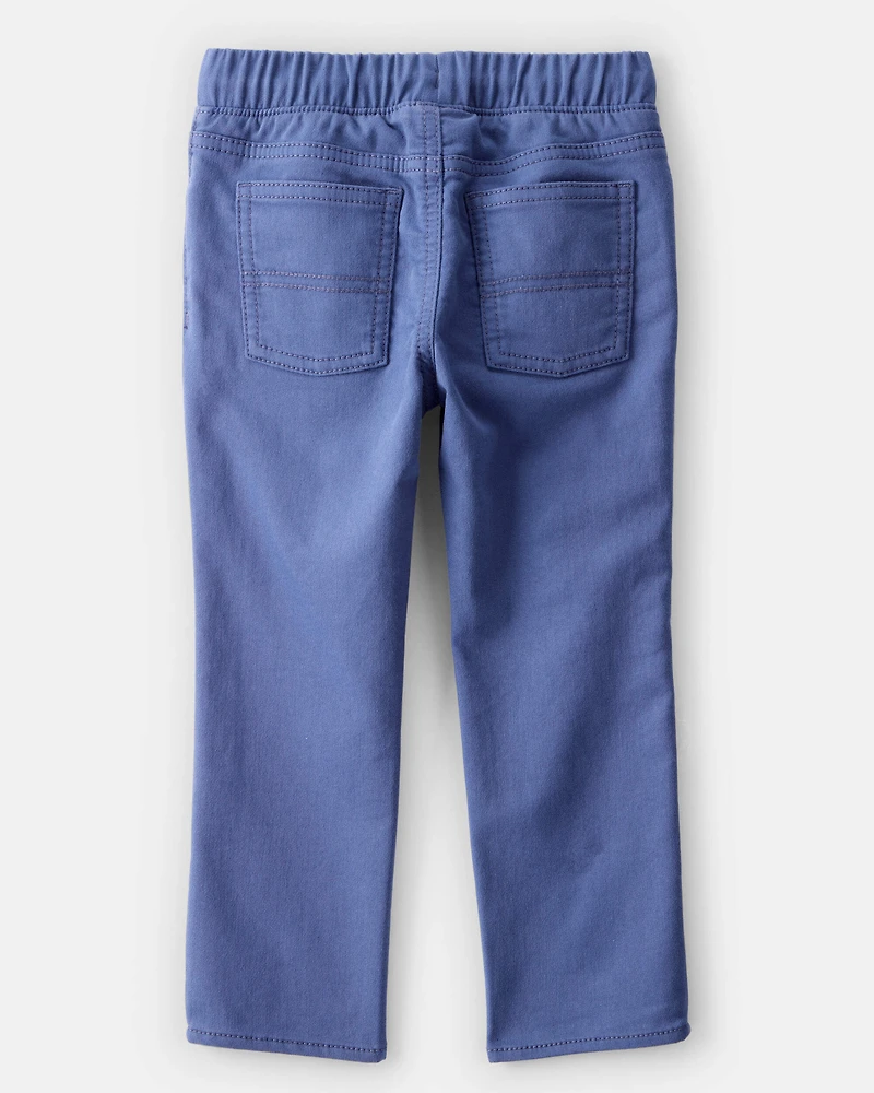 Toddler Boy Pull-On Slim Fit Pants