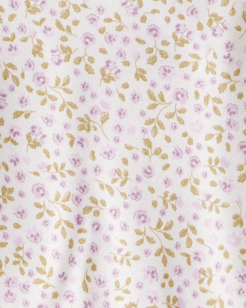 Toddler Organic Cotton  Pajamas in Botanic Muse Print