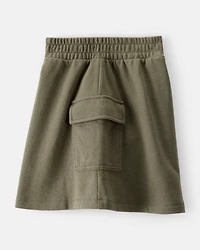 Girls French Terry Cargo Skirt