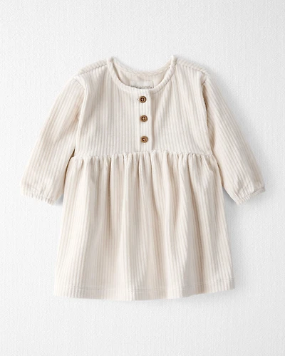 Baby Girl Recycled Velour Dress