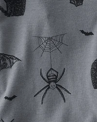 Baby Organic Cotton Pajamas in Spooky Creatures Print