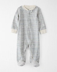 Baby Organic Cotton Sleep & Play Pajamas Stripes