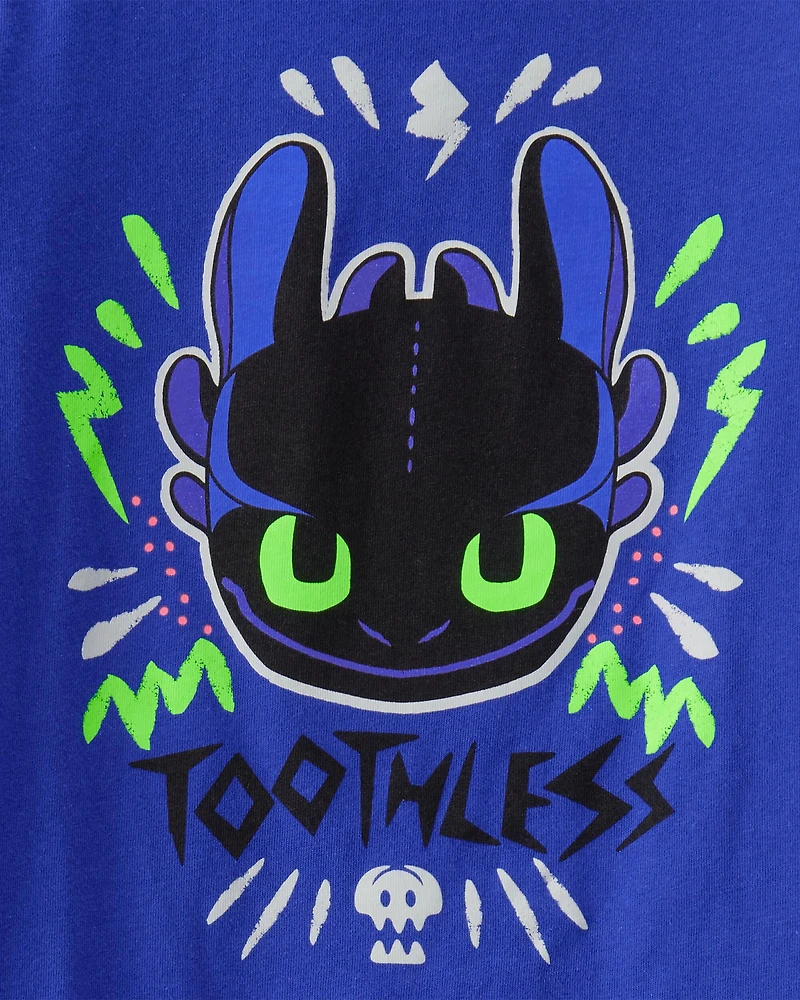 Toddler Boy How To Train Your Dragon Outfit Set - Blue