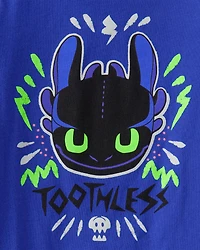 Toddler Boy How To Train Your Dragon Outfit Set - Blue