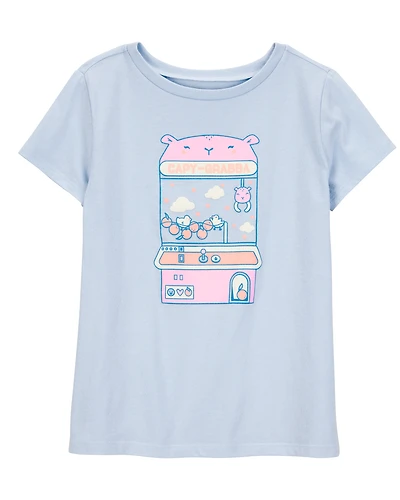 Girls Capy-Grabba Short-Sleeve Graphic Tee - Blue