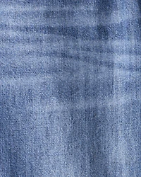 Boys Denim Pull-On Straight Jeans - Medium Wash