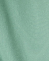 Girls 2-Piece Long-Sleeve Quarter-Zip Windbreaker & Woven Active Pants Set - Green