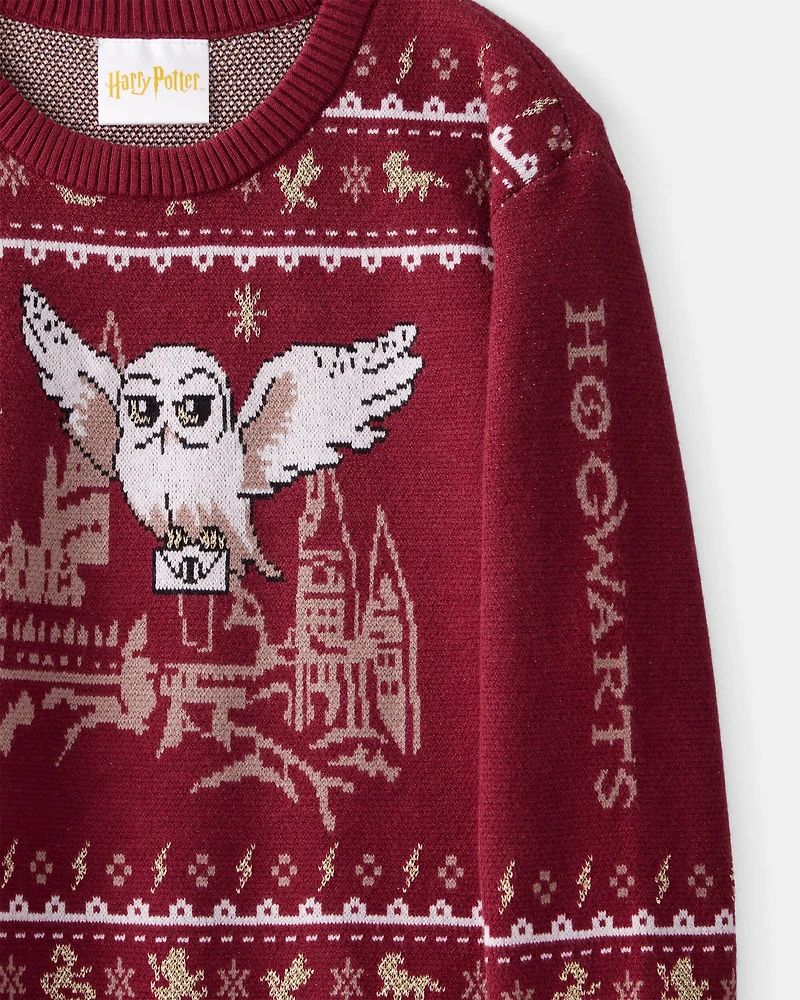Boys Harry Potter® Long-Sleeve Sweater - Red