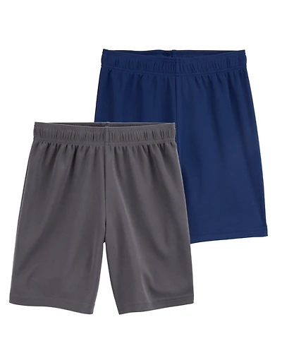 Kid -Pack Active Mesh Shorts