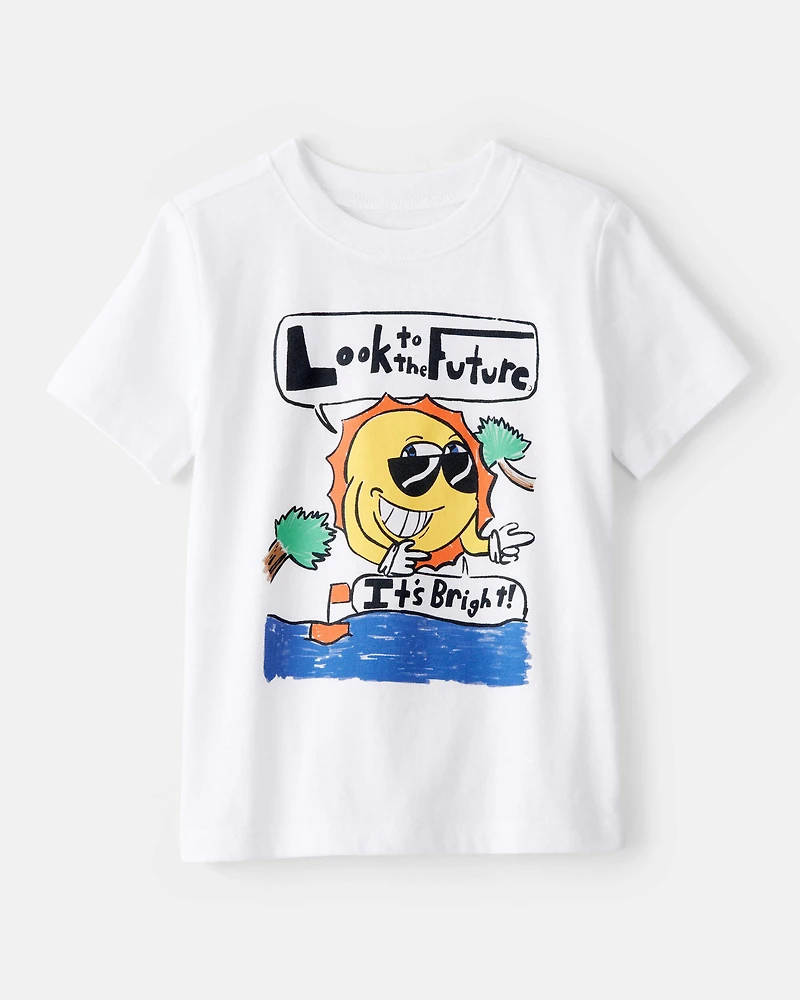 Toddler Boys & Girls Clubs 'The Future is Bright' Short-Sleeve Tee