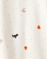 Baby 1-Piece Halloween 100% Snug Fit Cotton Footie Pajamas - Ivory