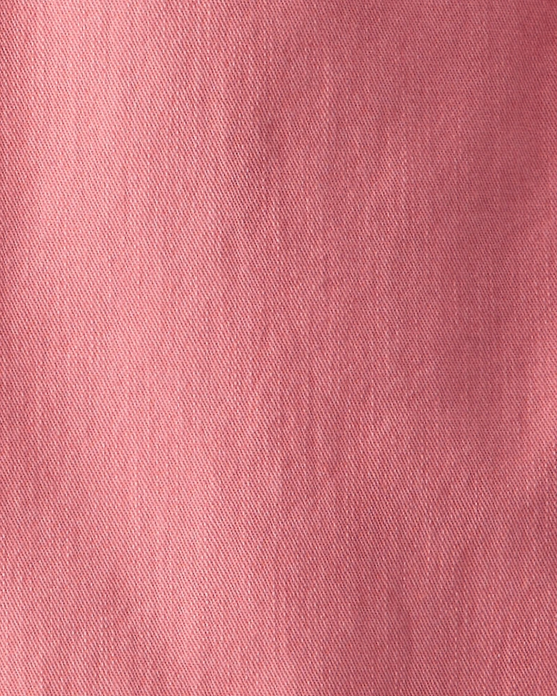 Kid Twill Wide Leg Pants - Pink