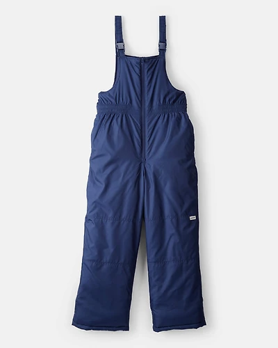 Kid Overall Snow Bibs - Navy