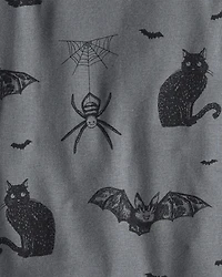 Kid Organic Cotton Pajamas in Spooky Creatures Print