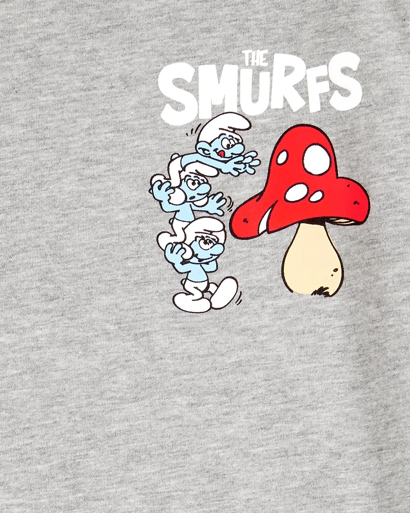 Boys Smurfs Graphic Tee - Grey