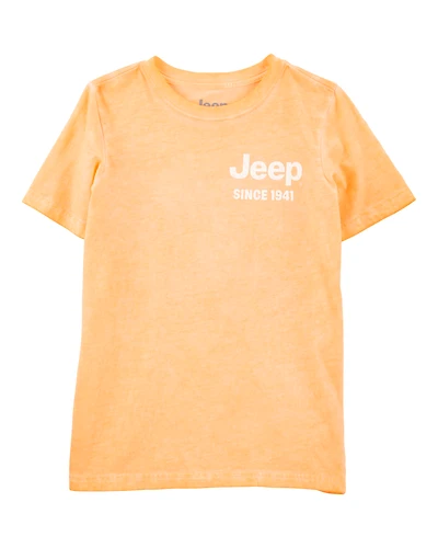 Boys Jeep Graphic Tee - Orange