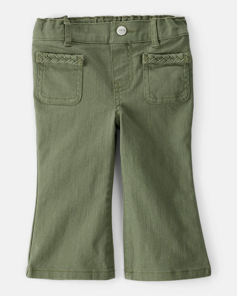 Baby Girl Cotton Flare Pants
