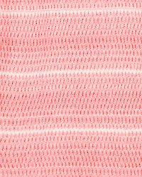 Kid Striped Sweater Knit Romper - Orange