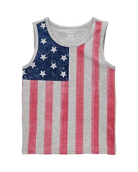Toddler 4th Of July American Flag Tank