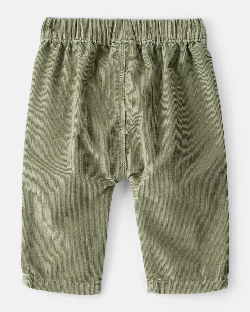 Baby Boy Corduroy Fashion Pants - Green