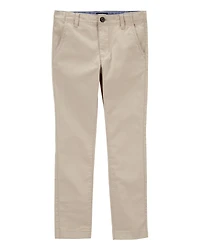 Baby Boy Slim Tapered Chino Pants - Khaki