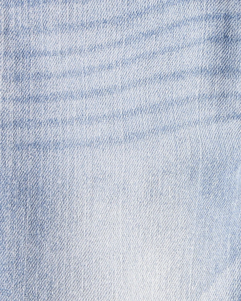 Toddler Sun Faded Light Wash Skinny-Leg Jeans