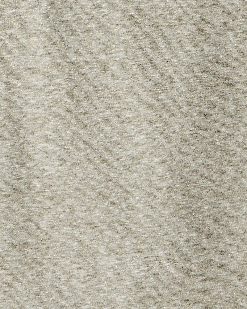 Boys Long Sleeve Henley - Green