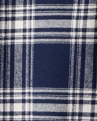 Toddler Organic Cotton Button-Front Flannel Shirt