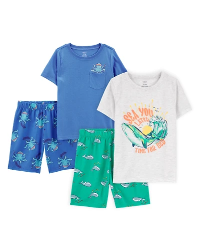 Kid 4-Piece Loose Fit Pajamas