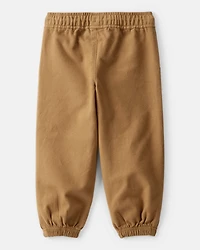 Toddler Boy Herringbone Fashion Pants - Brown