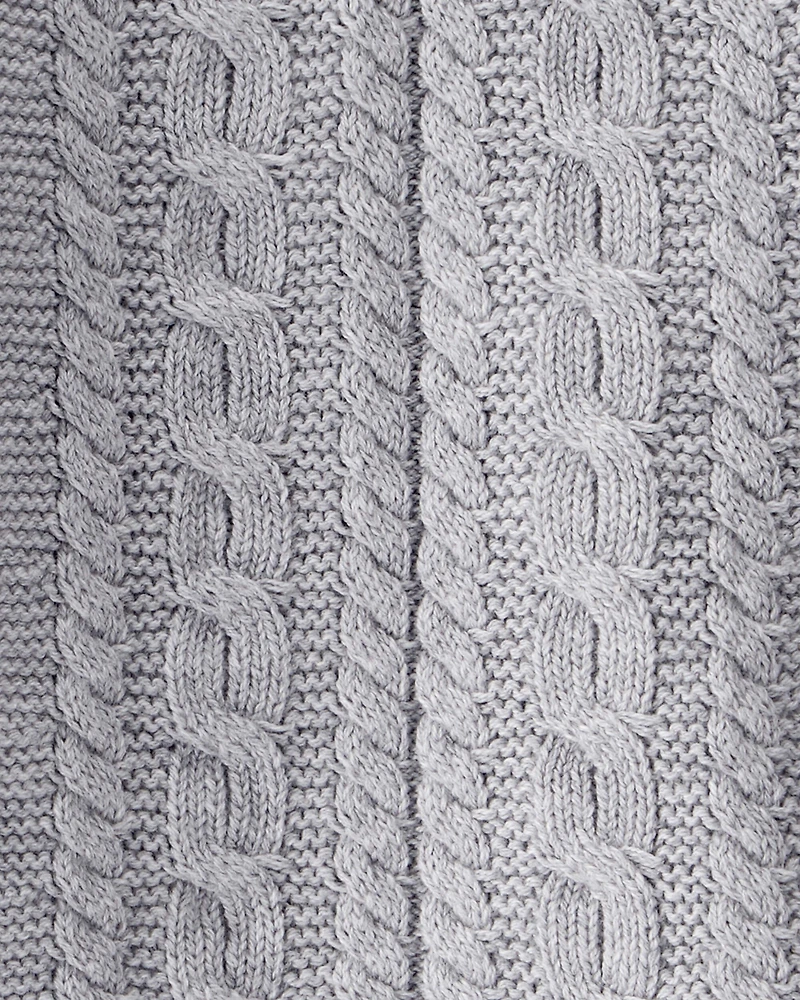 Baby 2-Piece Organic Cotton Cable Knit Sweater Set