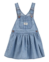 Toddler Girl Floral Knit Jumper Dress