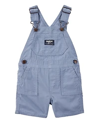 Baby Woven Shortalls - Blue