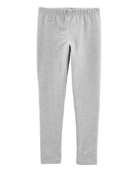 Girls Cotton Stretch Leggings