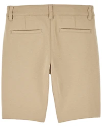 Kid 2-Pack Ponte Knit Uniform Shorts