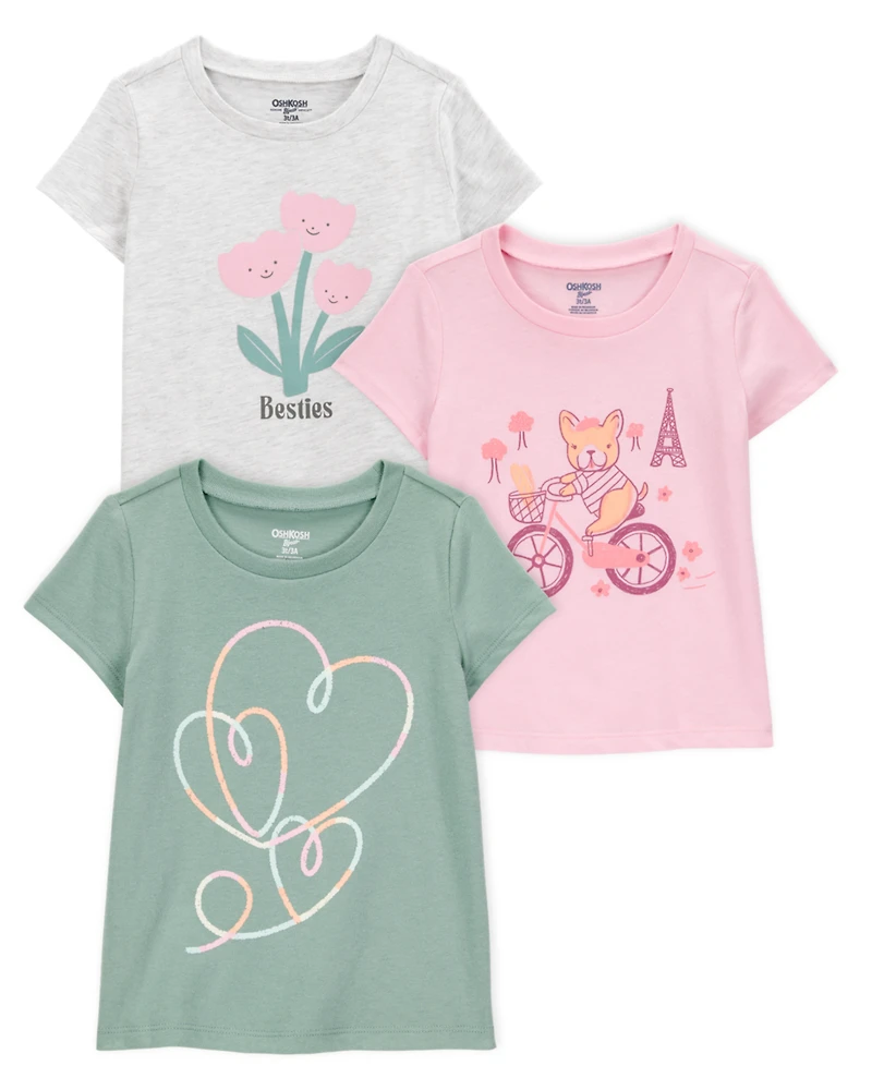 Toddler 3-Pack Graphic Tees
