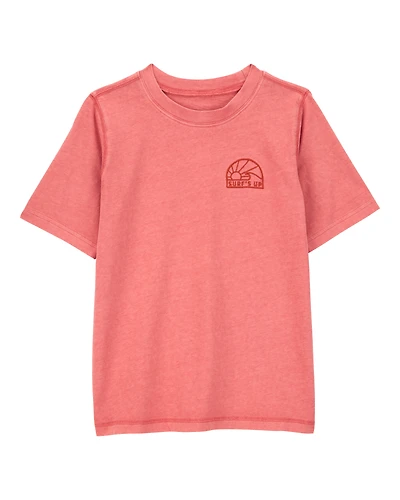 Kid Solid Short-Sleeve Tee - Red