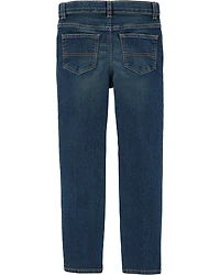 Kid Dark Wash Straight-Leg Jeans