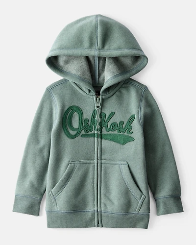 Baby Boy DayDream Fleece Hooded Zip-Up Jacket